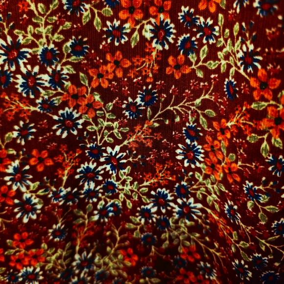 Blue Rain smocked milkmaid coquette midi dress size large - Picture 5 of 7